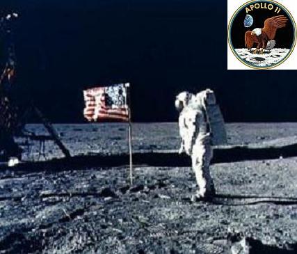 le module lunaire sepose sur la Lune